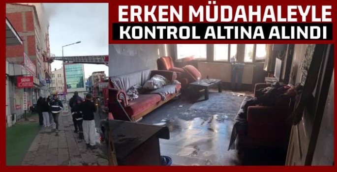 4 Katlı Binada Çıkan Yangın Kısa Sürede Kontrol Altına Alındı