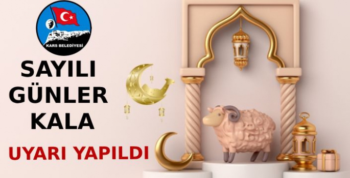 Belediye, Kurban'a Günler Kala Uyarıda Bulundu   