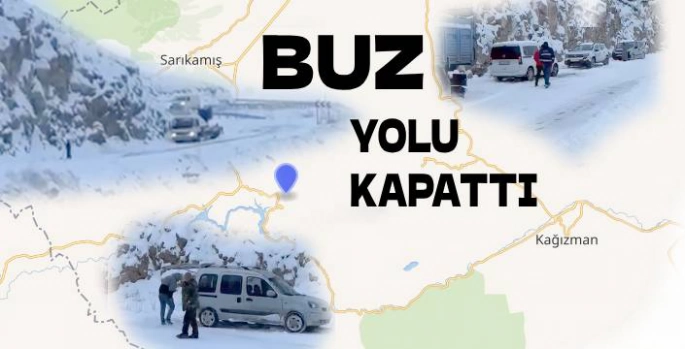 Buzlu Yolda Mahsur Kaldılar!