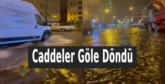 Caddeler Göle Döndü   