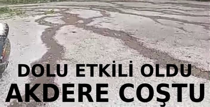 Dolu Etkili Oldu, Akdere Coştu 