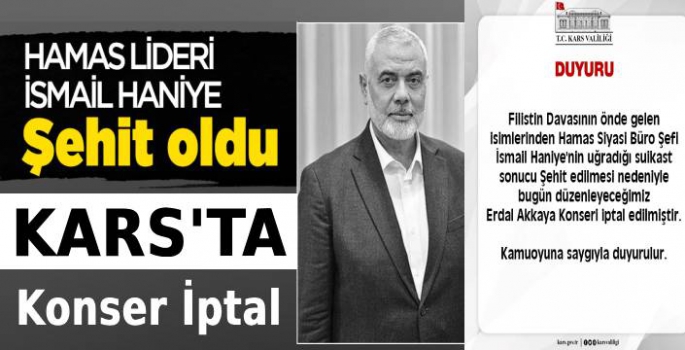 Erdal Akkaya Konseri İptal Edildi 