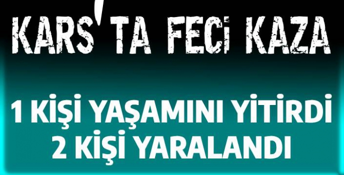 Feci Kaza: 1 Ölü, 2 Yaralı