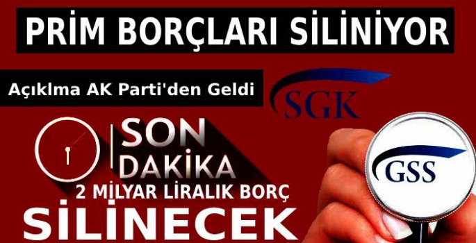 Genel Sağlık Sigortası Prim Borçları Siliniyor!