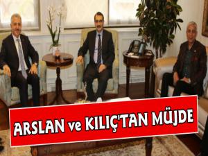 Ahmet Arslan ve Yunus Kılıç'tan Kağızmanlılara Müjde