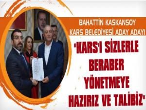 Bahattin Kaskansoy AK Parti Kars Belediye Başkan Aday Adaylığı Başvurusunu Yaptı