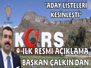 Başkan Adem Çalkın'dan Resmi Açıklama Geldi, İşte Kesin Başkan Adayları Listesi