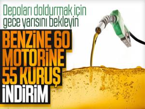 Benzinde 60 Motorinde 55 Kuruş İndirim Geliyor