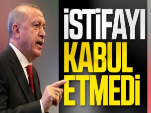 Erdoğan, Soylu'nun istifasını kabul etmedi