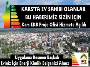 Ev Sahipleri Dikkat Kars EKB Proje Ofisi Kars'ta Açıldı