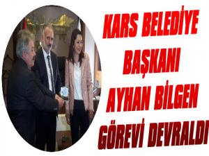 Kars Belediye Başkanı Ayhan Bilgen Mazbatasını Aldı