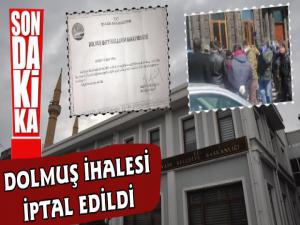 Kars Belediyesi Dolmuş İhalesi İptal Edildi