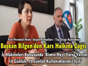 Kars Belediyesinden Basın Açıklaması