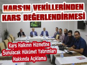 Kars Halkının Hizmetine Sunulacak Devlet Yatırımları Hakkında Açıklama