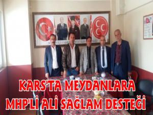 Kars MHP'nin Güçlü Aday Adayı Ali Sağlam Meydanlarda