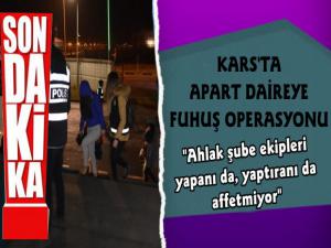 Kars Polisinden Apartta Fuhuş Operasyonu 5 Gözaltı