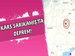 Kars Sarıkamış'ta 2.4 Şiddetinde Deprem