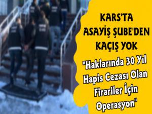 Kars'ta 24 Yıl 6 Ay Hapis Cezası Olan Kaçak Şahıs Yakalandı