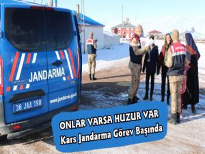 Kars'ta 346 Jandarmayla Huzur ve Güven Uygulaması