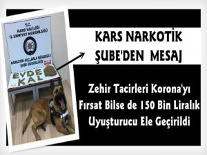 Kars'ta 430 Gram Uyuşturucu Ele Geçirildi