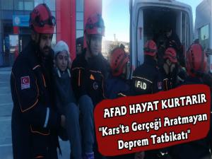 Kars'ta AFAD ve Umke'den Deprem Tatbikatı