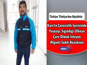 Kars'ta Afgan Çoban Devlete Yardım Etmeye Geldi