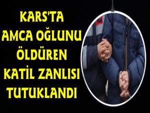 Kars'ta Amcasının Oğlunu Öldüren Katil Zanlısı Tutuklandı