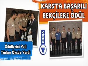 Kars'ta Başarılı Bekçiler Ödüllendirildi