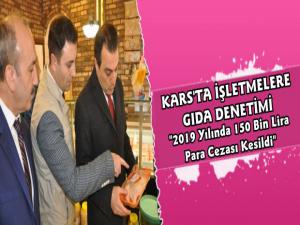 Kars'ta İşletmelere Gıda Denetimi Yapıldı