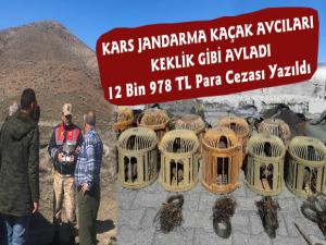 Kars'ta Kaçak Avcılara 12 Bin 978 TL Para Cezası