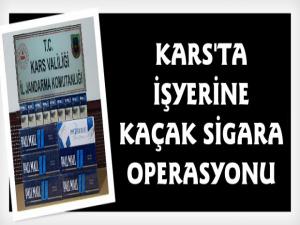 Kars'ta Kaçak Sigara Operasyonu