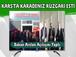 Kars'ta Karadenizliler Derneği Görkemli Bir Açılışa İmza Attı