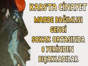 Kars'ta Madde Bağımlısı Genç Bıçaklanarak Öldürüldü, 4 Gözaltı