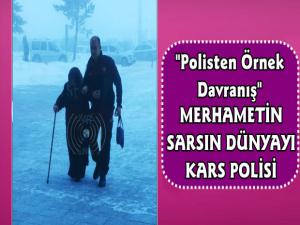 Kars'ta Polisten Örnek Davranış