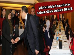 Kars'ta Şehit Anneleri ve Yakınları Onuruna Yemek Programı