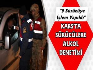 Kars'ta Sürücülere Alkol Denetimi