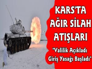 Kars Valiliği'nden Ağır Silah Atışları Duyurusu