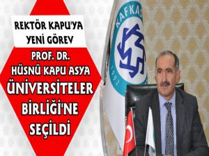 KAÜ Rektörü Prof. Dr. Hüsnü Kapu Merkezi Asya Üniversiteler Birliği'ne Seçildi