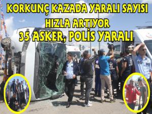 Son Dakika! Askeri Aracın Karıştığı Kazada Yaralı Sayısı 35 Oldu