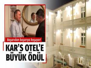 Türkiyeden Dört Mevsim En İyiler Ödülü Kars Otelin