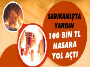 Sarıkamış'ta Yangın; Maddi Hasarı 100 Bin TL