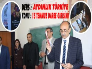 Kars'ta İlk Ders; 15 Temmuz Darbe Girişimi