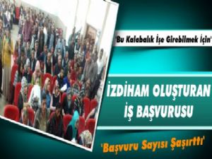 Kars'ta İzdiham Oluşturan İş Başvurusu