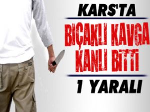 Kars'ta Kavga Kanlı Bitti; 1 Yaralı