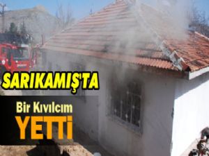 Sarıkamış'ta Yemek Yaparken Evi Yaktı