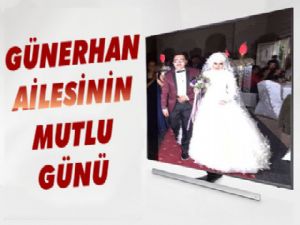 Günerhan çiftinin mutlu günü