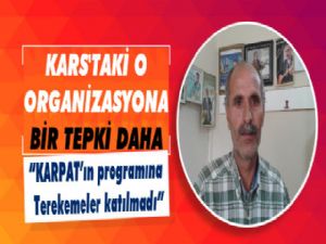 Kars'tan KARPAT'a Tepkiler Devam Ediyor