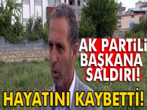 Ak Parti İlçe Başkanına Saldırı