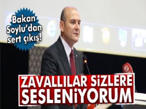 Bakan Soylu'dan sert çıkış