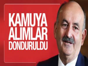 Bakan Açıkladı Kamuya Personel Alımı Durduruldu